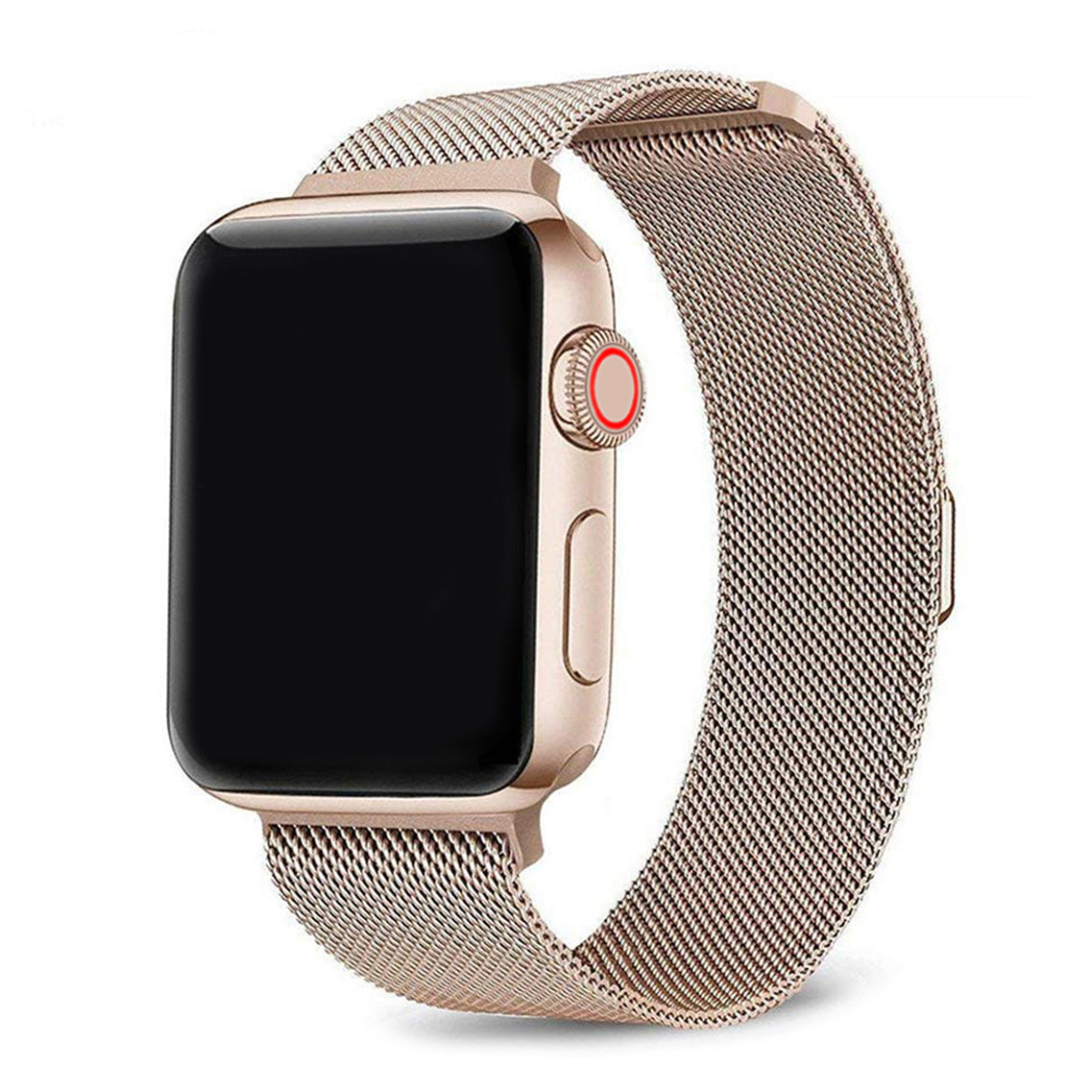 Posh Tech Infinity Stainless Steel Mesh Replacement Band for Apple Watch Silver 38mm 40mm 41mm Silver