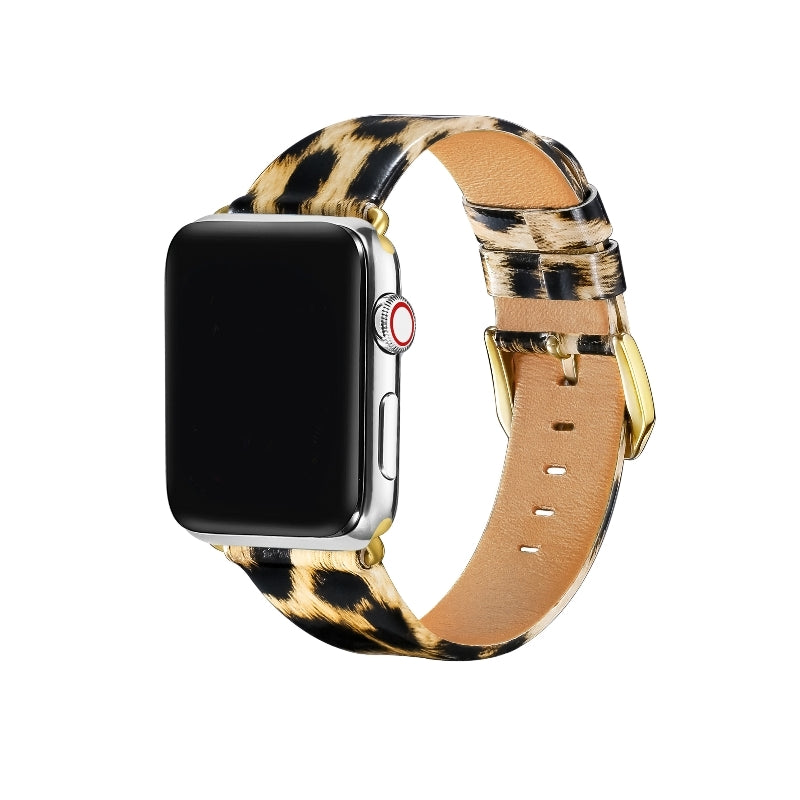 Apple Watch Leather Strap Leopard