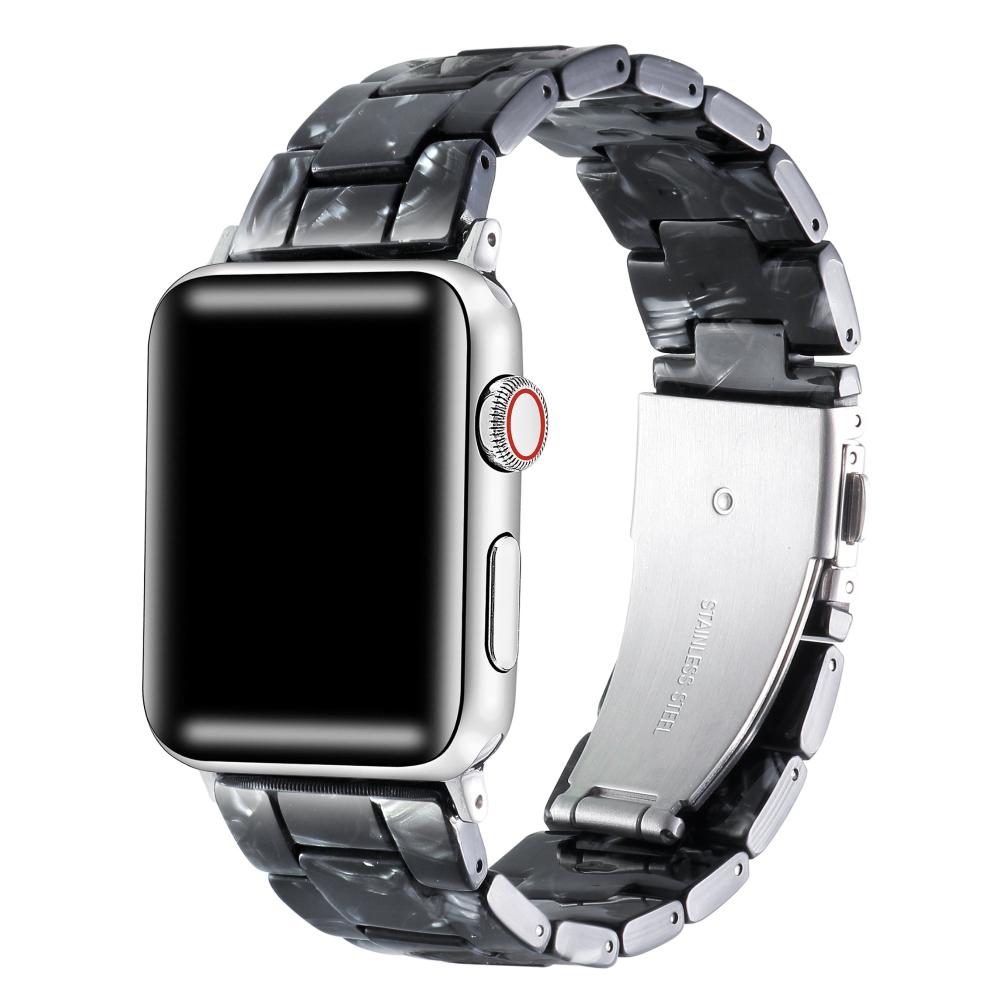 Claire Resin Band for Apple Watch Black - Final Sale