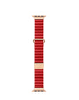 Dakota Leather Band for Apple Watch Red - FINAL SALE