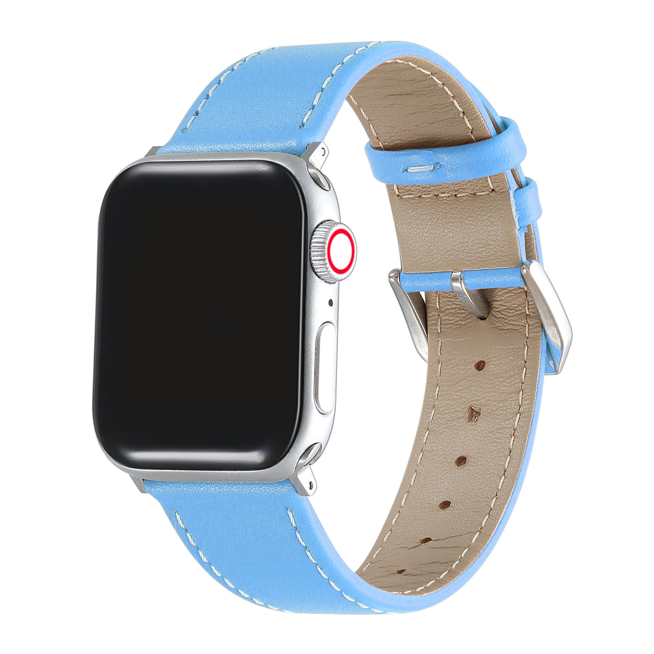 Calf Leather Band for Apple Watch Light Blue - FINAL SALE