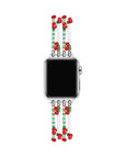 Cherry Beaded Band for Apple Watch