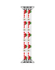 Cherry Beaded Band for Apple Watch