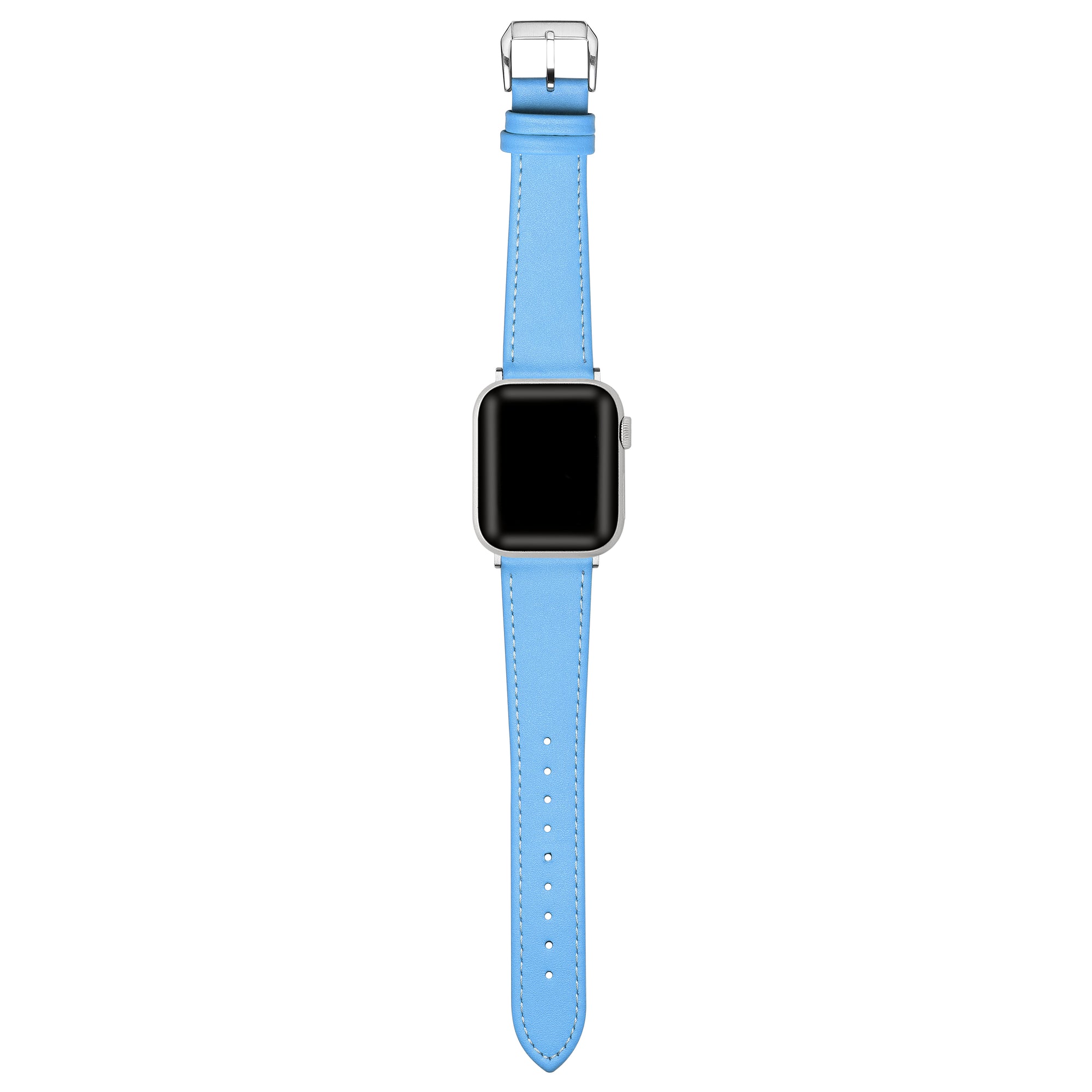 Calf Leather Band for Apple Watch Light Blue - FINAL SALE