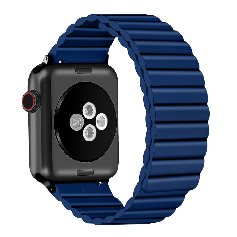 Magnetic Silicone Replacement Band for Apple Watch Eclipse Blue - FINAL SALE