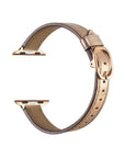 Carmen Skinny Metallic Leather Band for Apple Watch