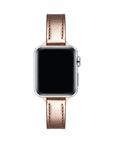 Carmen Skinny Metallic Leather Band for Apple Watch