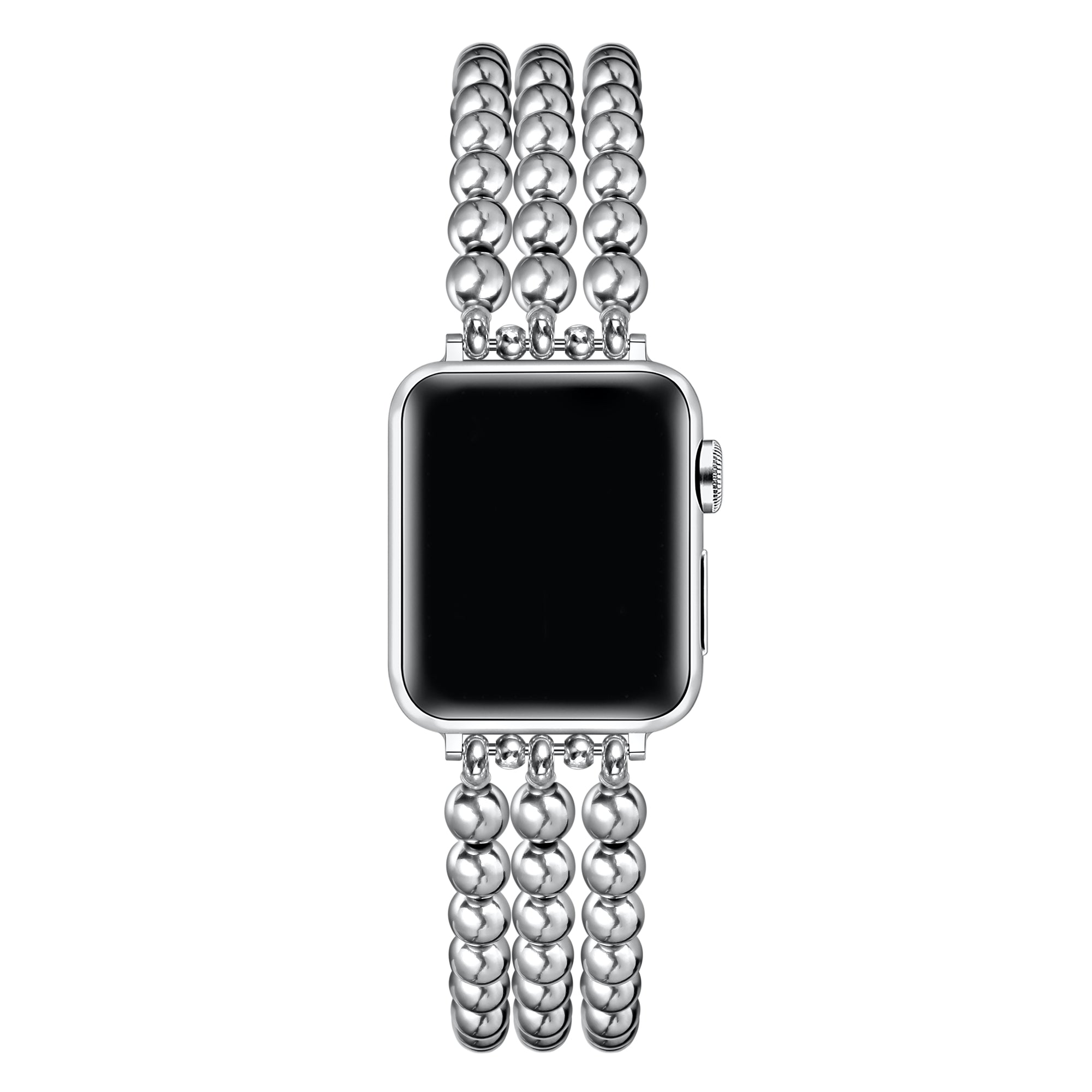 Nova Stainless Steel Beaded Band for Apple Watch