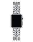 Nova Stainless Steel Beaded Band for Apple Watch