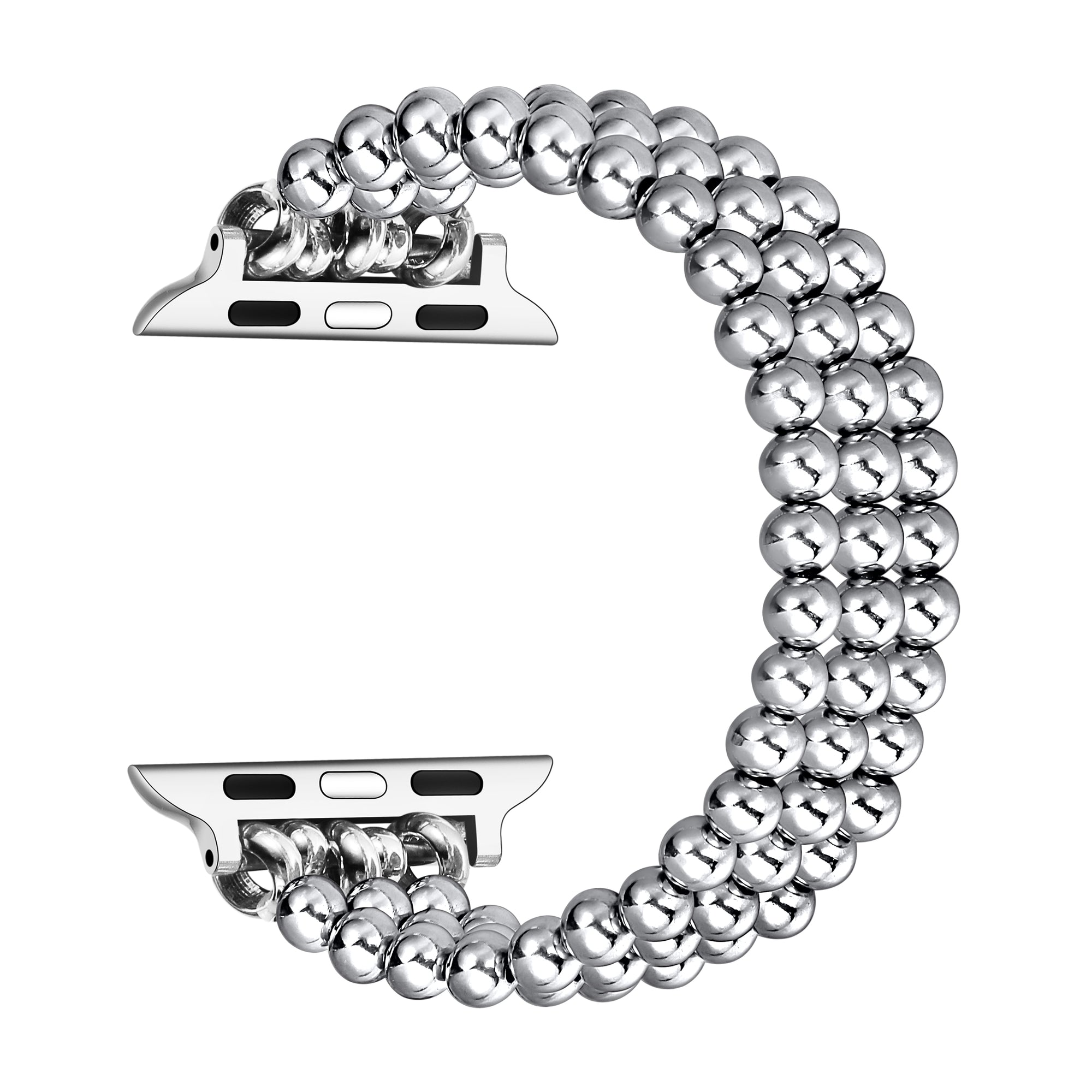 Nova Stainless Steel Beaded Band for Apple Watch