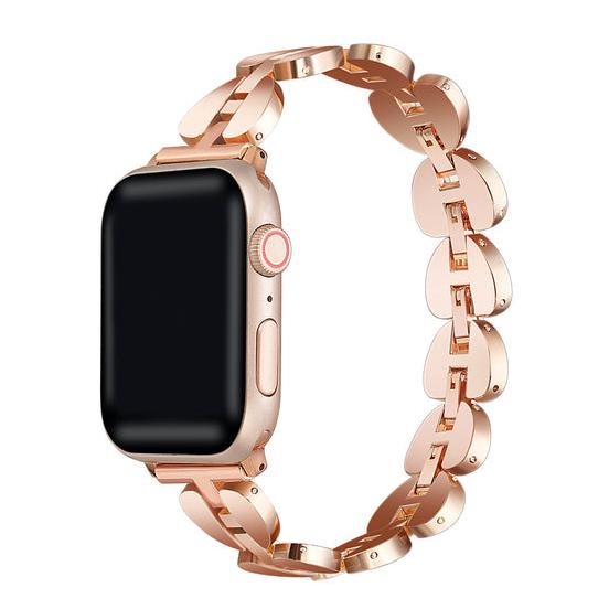 Julia Sleek Metal Link Apple Watch Replacement Band