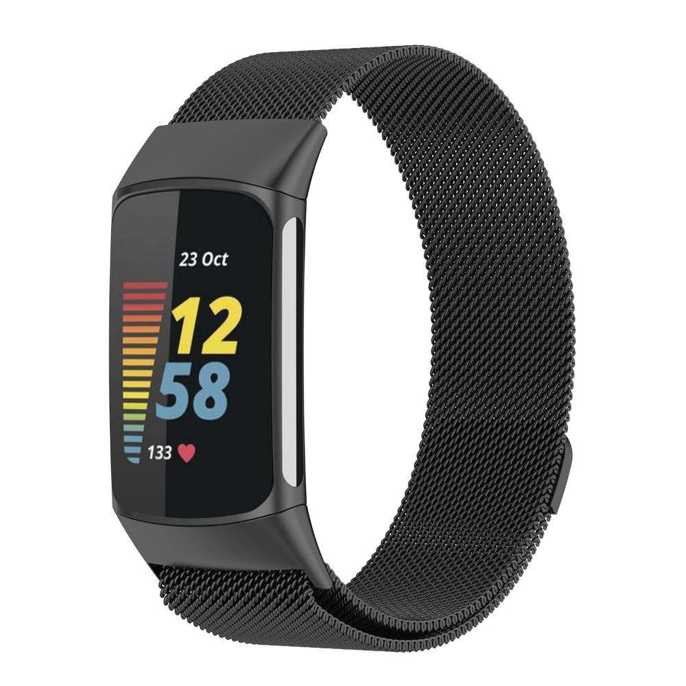 Stainless-Steel Mesh Replacement Band for Fitbit Charge 5