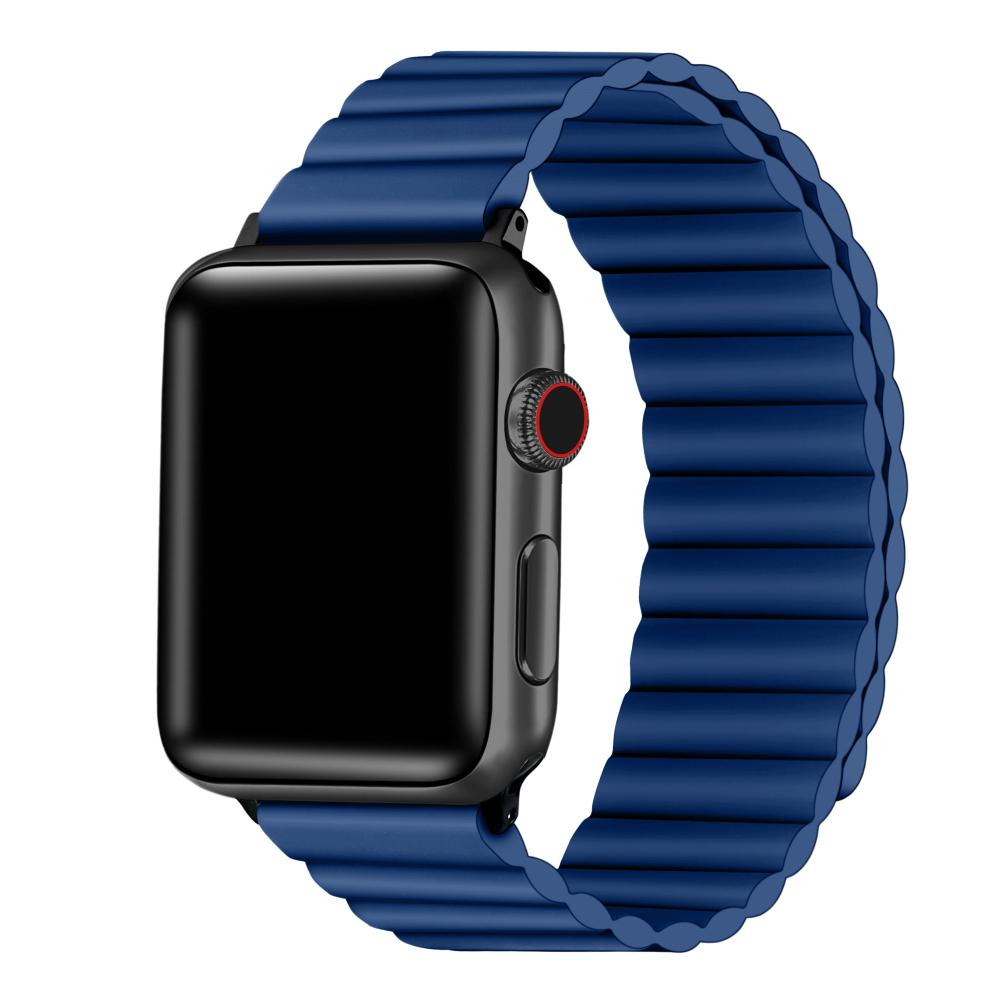 Magnetic Silicone Replacement Band for Apple Watch Eclipse Blue - FINAL SALE