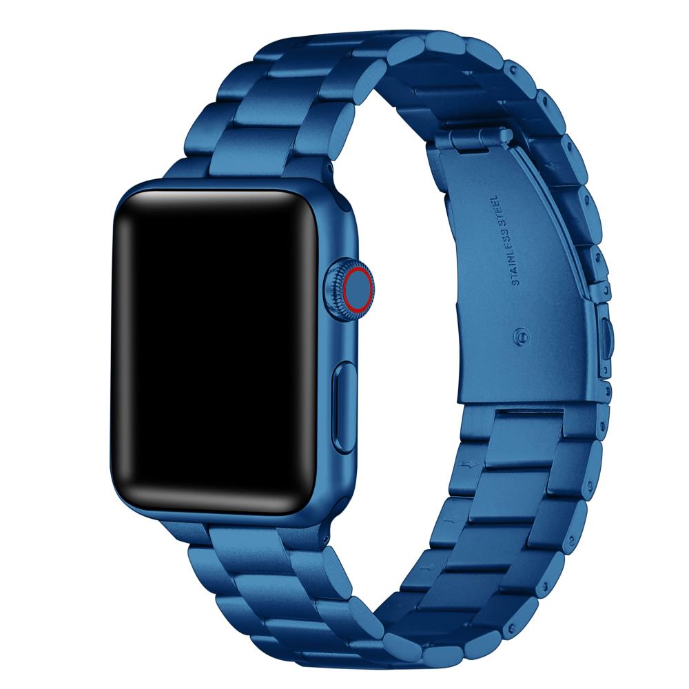 FINAL SALE - Sloan Stainless Steel Band for Apple Watch Blue