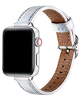 Carmen Skinny Metallic Leather Band for Apple Watch