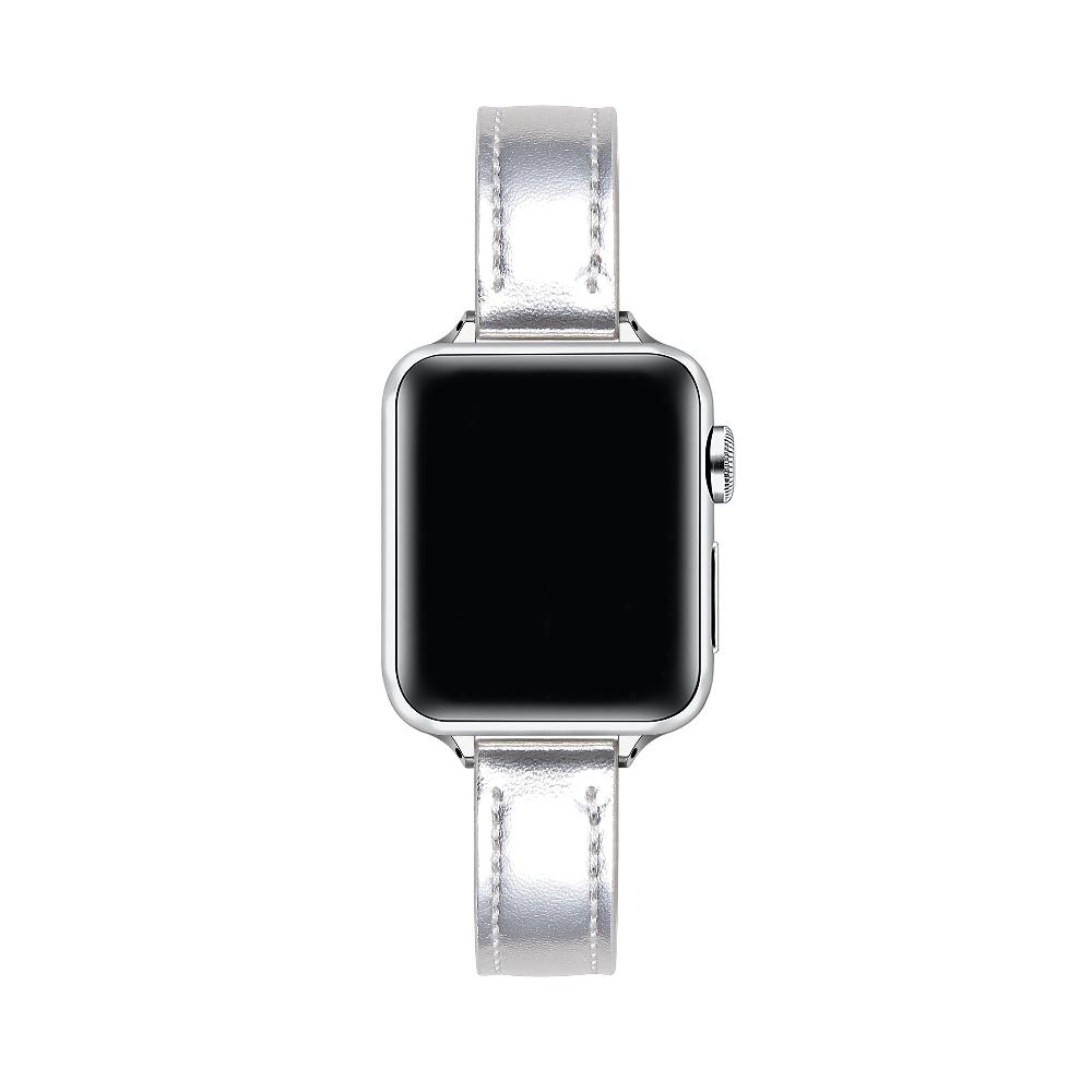 Carmen Skinny Metallic Leather Band for Apple Watch