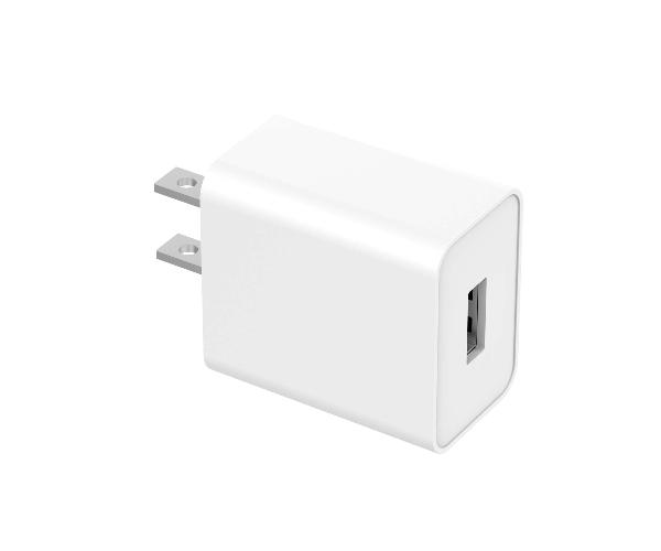 1A USB Wall Charger Block - White