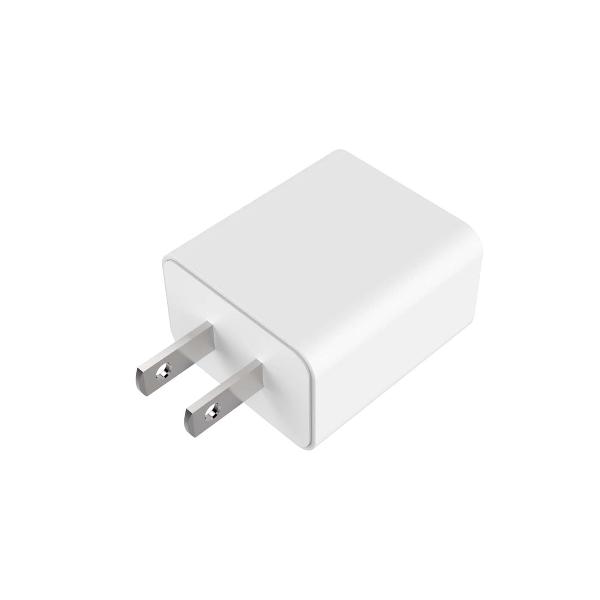 20W PD USB-C Wall Charger Block - White