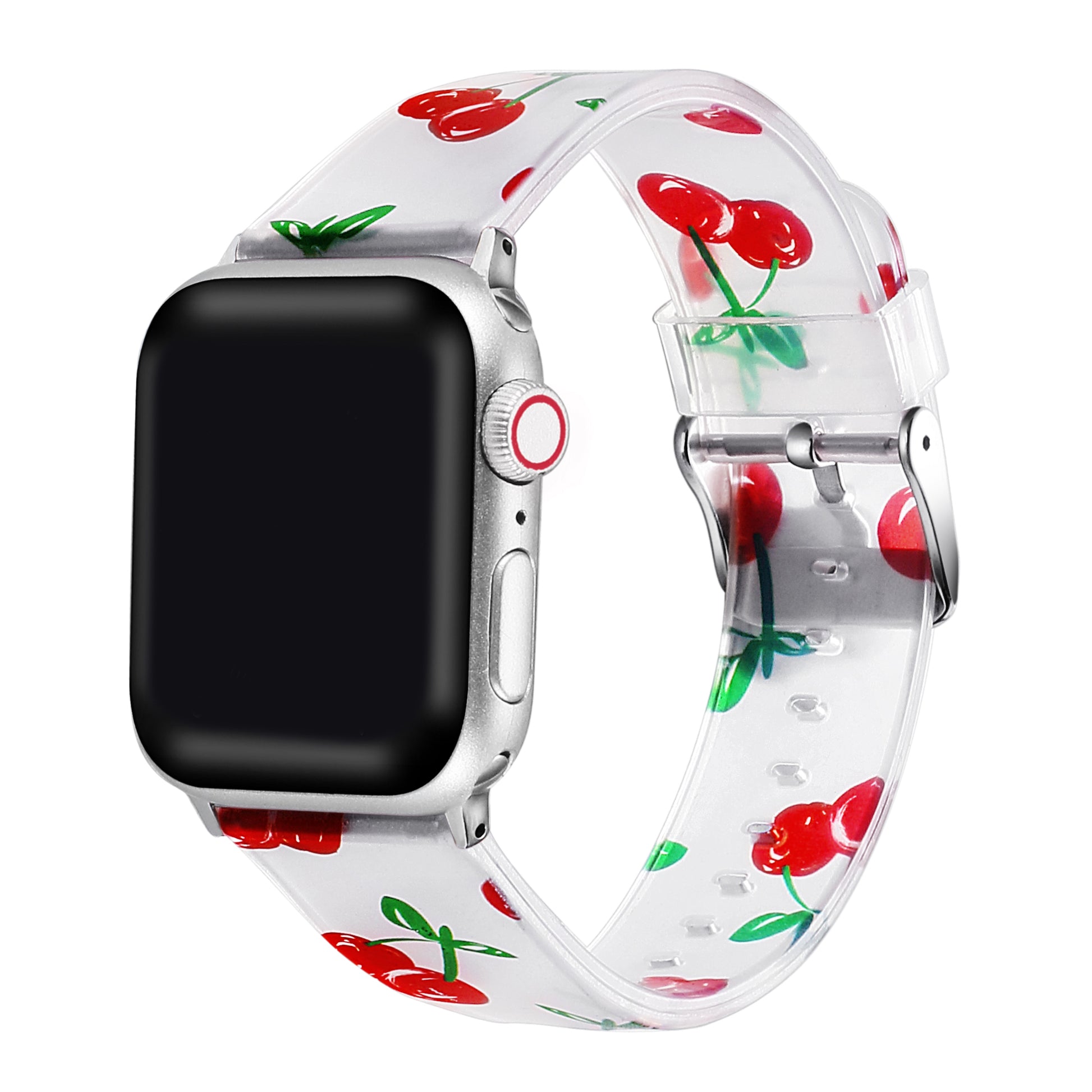 Pizza Buy's Happiness Print Silicone Band For Apple Watch – Fancy